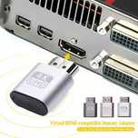 Эмулятор монитор  HDMI  4К  ноутбук переходник