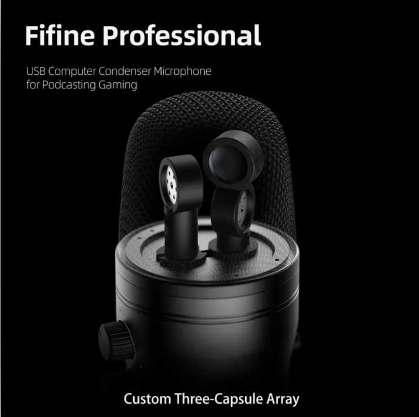 микрофон fifine k690 blue yeti