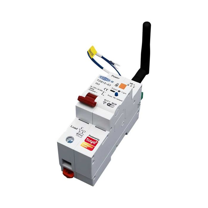 TOB1S-63 RS485 WIFI управление 1P+N AC 1-63A OVP UVP OCP Заключване