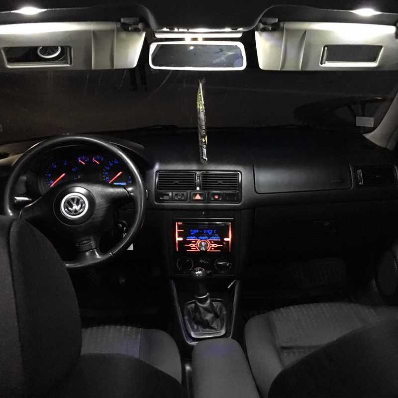 VW Golf LED интериор комплект GOLF 4 GOLF 5 GOLF 6 Canbus 3г ГАРАНЦИЯ