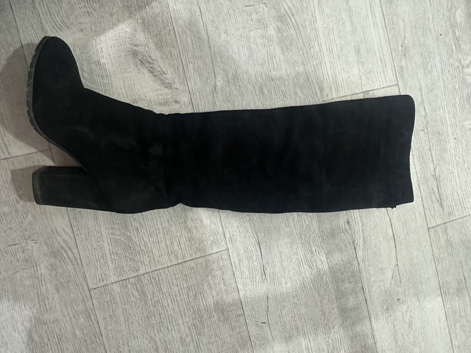 Зимние ботфорты женские