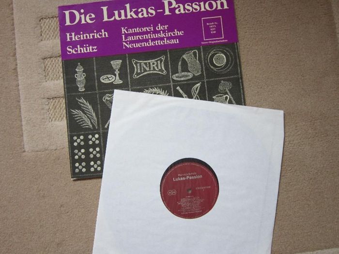 vinil Bach -Patimile după Matei-Germany 1956 +cadou"Lukas Passion"