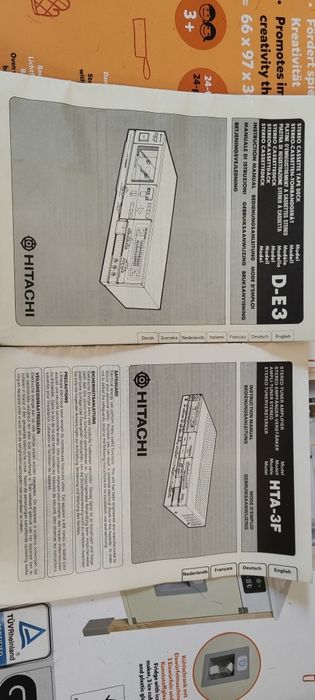 Hitachi стерео касетофон и тунер