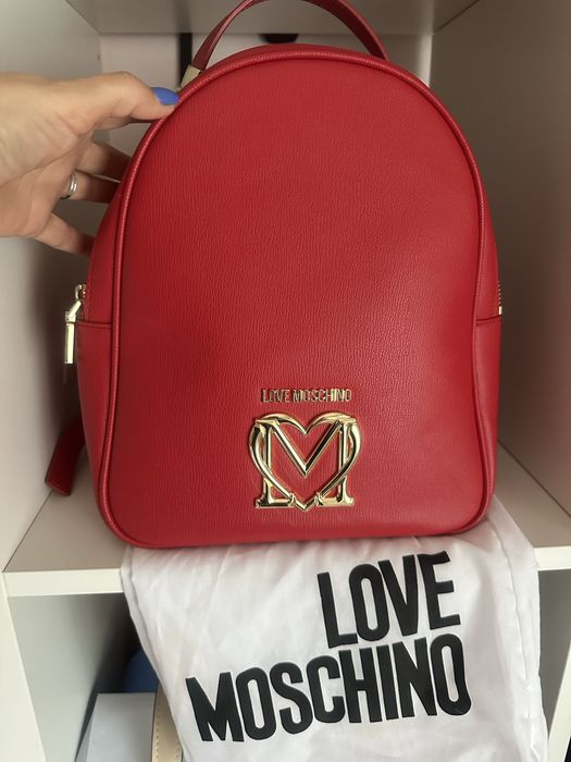 Love Moschino rucsac rosu