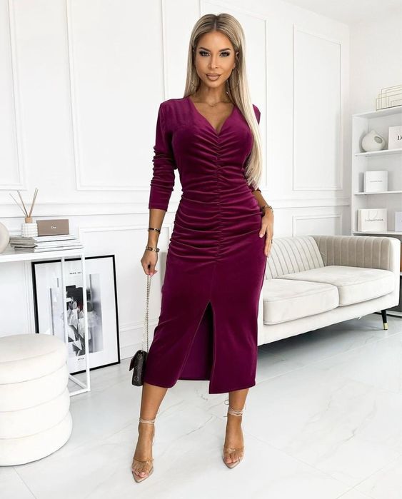 Rochie eleganta de catifea NOUĂ