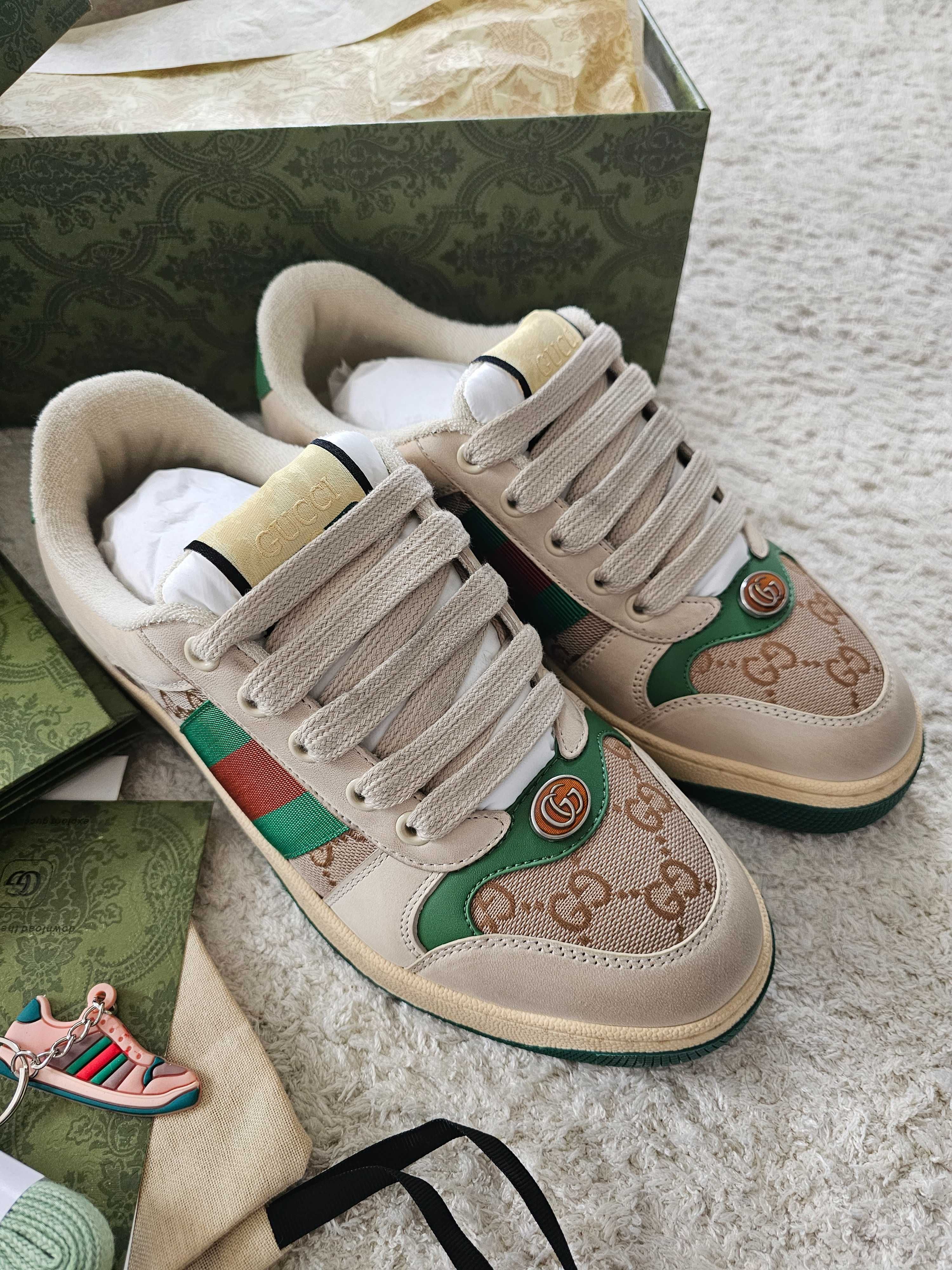 Tenisi Gucci Screener green /marimi 35-45/ Adidasi Unisex