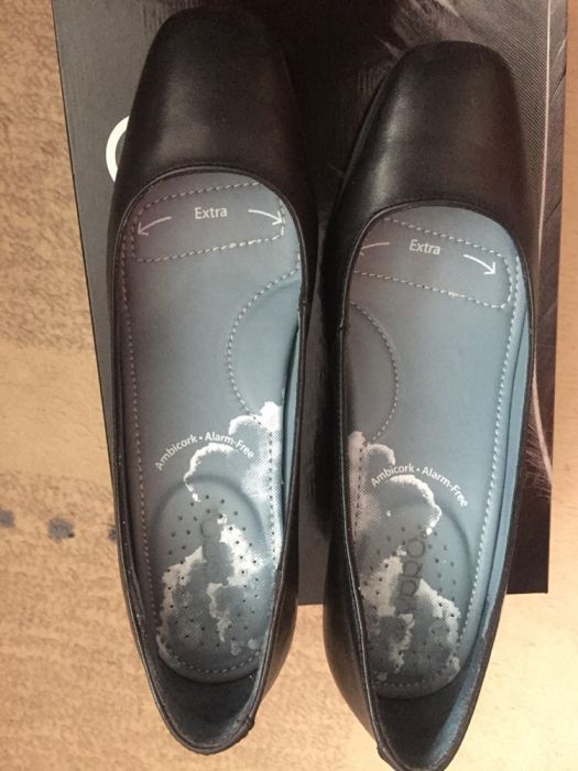 Обувки черни естествена кожа на Skypro , made in Portugal