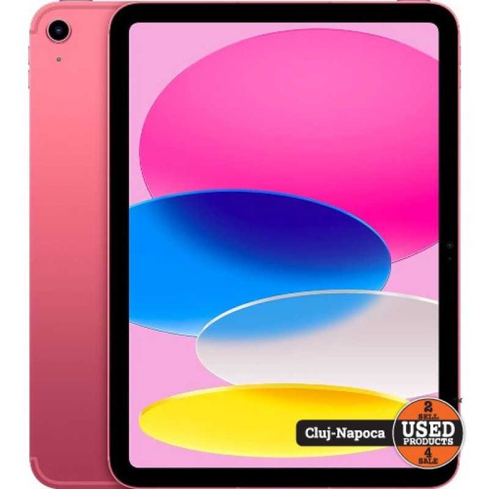 Tableta Apple iPad 10th Gen 2022, 10.9", 64Gb, A2696 | UsedProducts.ro