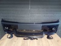 Bara fata M-LOOK BMW E46 cu proiectoare facelift 01-2005 Albastru 317