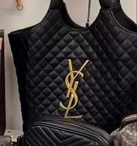 Geanta Ysl import Franța, logo metalic auriu, new model, saculet,etich