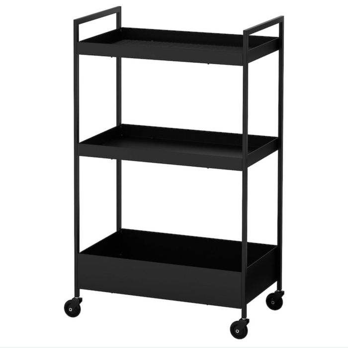 Vand Carucior, negru, 50.5x30x83 cm