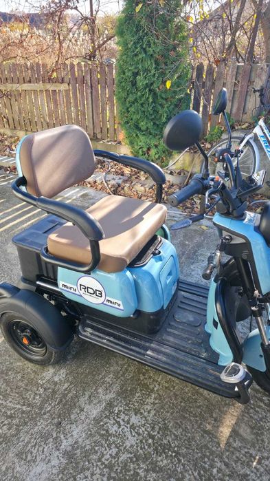 Tricicleta Electrica RDB RABBIT25, 1000W, fara permis, 25km/h