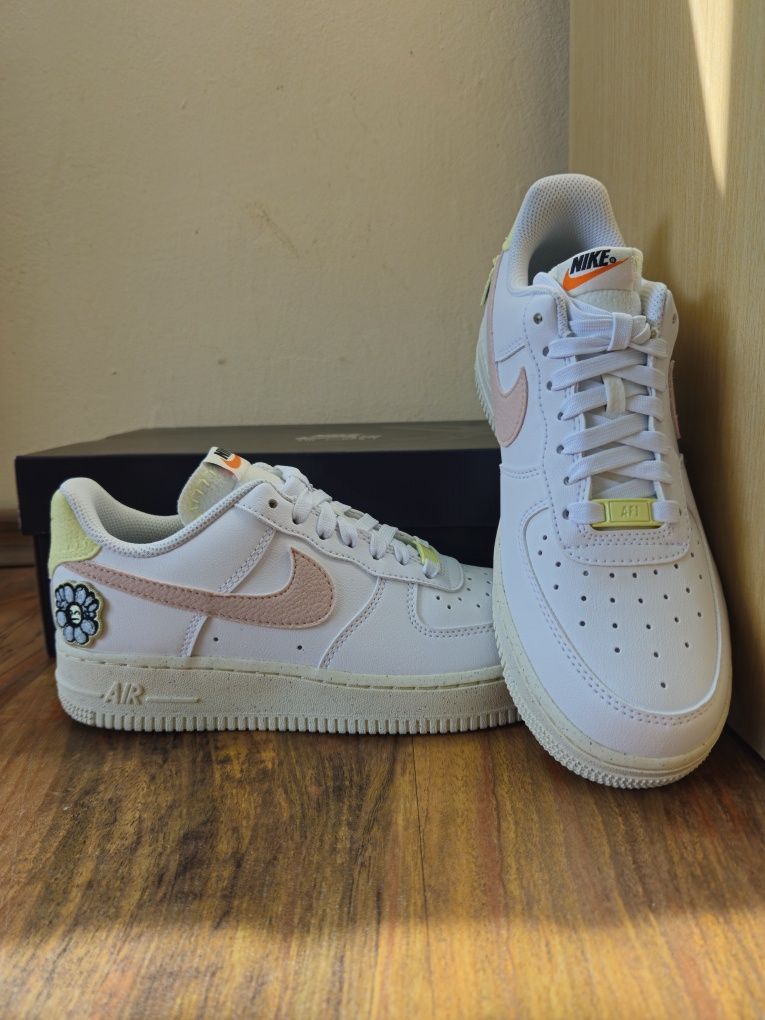 Кецове Nike Air Force 1 Low '07 SE Next Nature White Pink Oxford