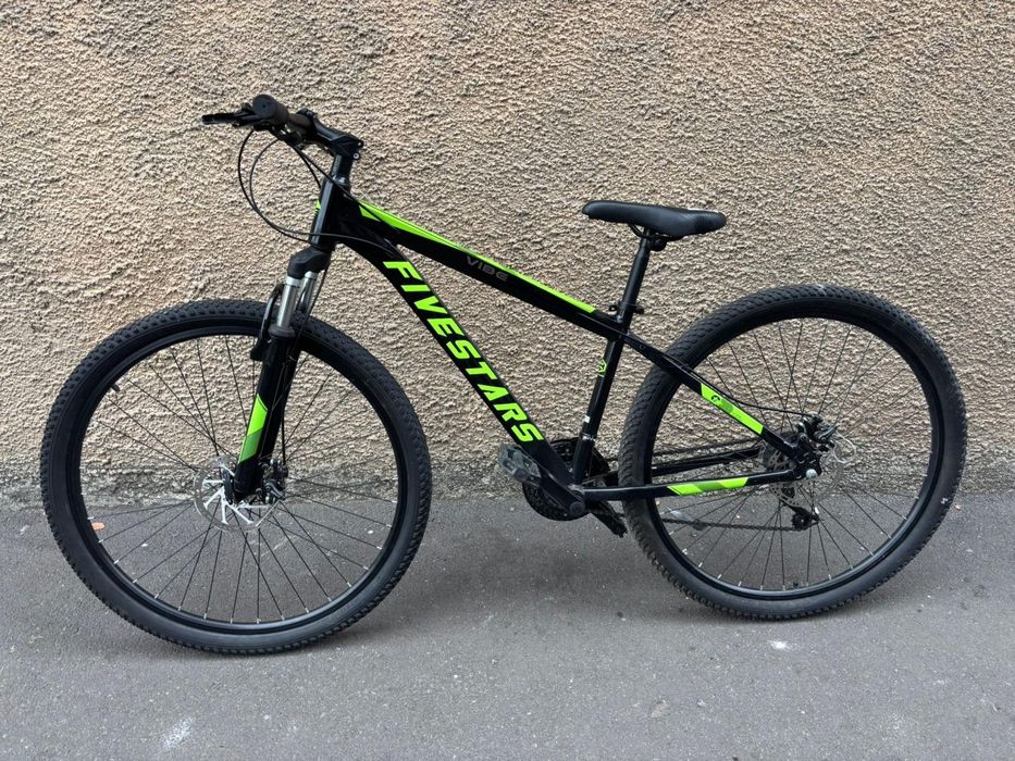 Bicicleta Fivestars Rocky 29 MDB Negru/Verde 2021 -B-