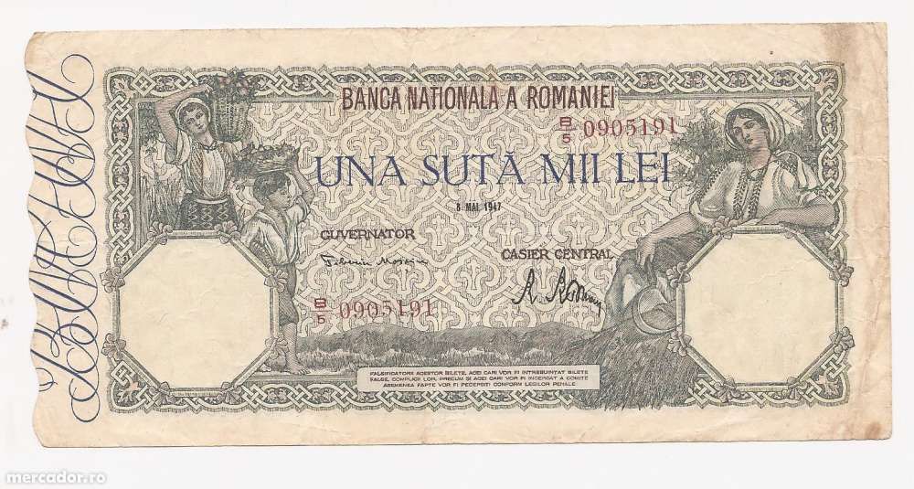 100.000 lei 1947