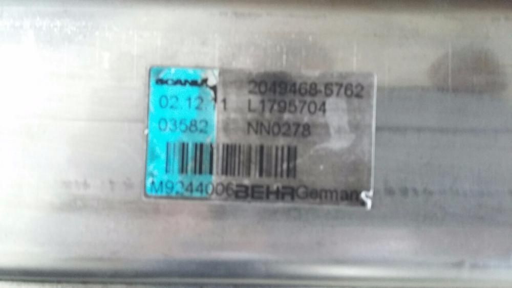Racitor EGR motor Scania 440