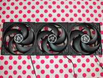 3 x Cooler Ventilator ARCTIC AC P12 Black 120 mm