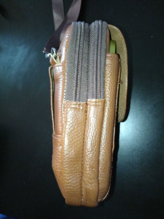 Doua borsete si o gentuta mica din piele naturala