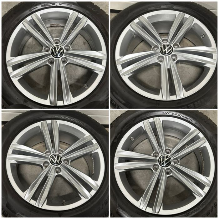 Jante 18 ORIGINALE VW Tiguan R-Line Iarna 235/55/18 Allspace Volkswage