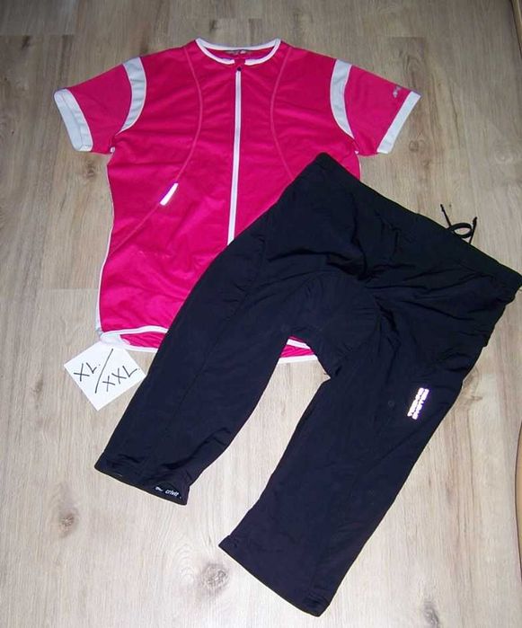 Pant.ciclism si vesta +bluza mar.XL