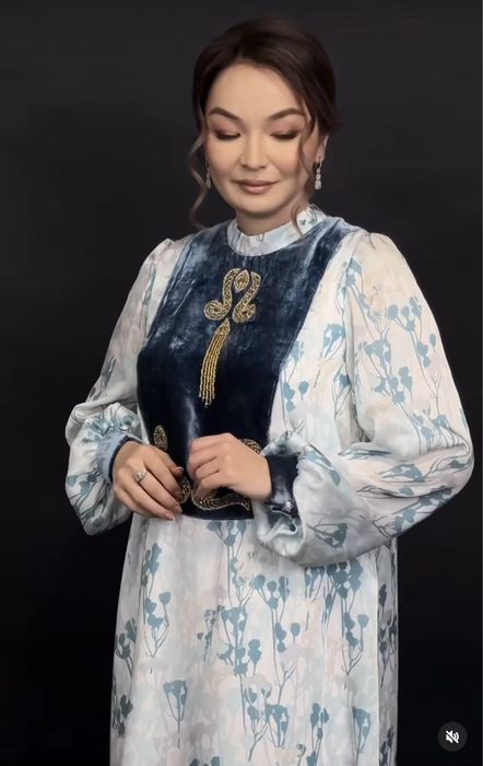 Платье в казахском стиле