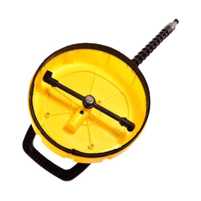 Perie spalat pavaj curte beton terasa cu rezervor de detergent