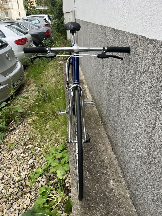 Vand bicicleta singlespeed cursiera Columbus Shimano roti 28 fixie