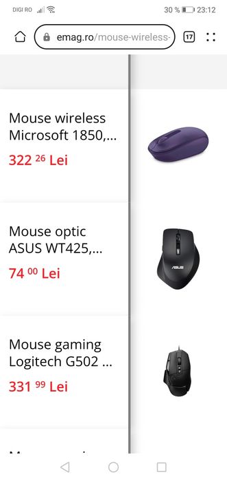 Mouse wireless Microsoft 1850 violet