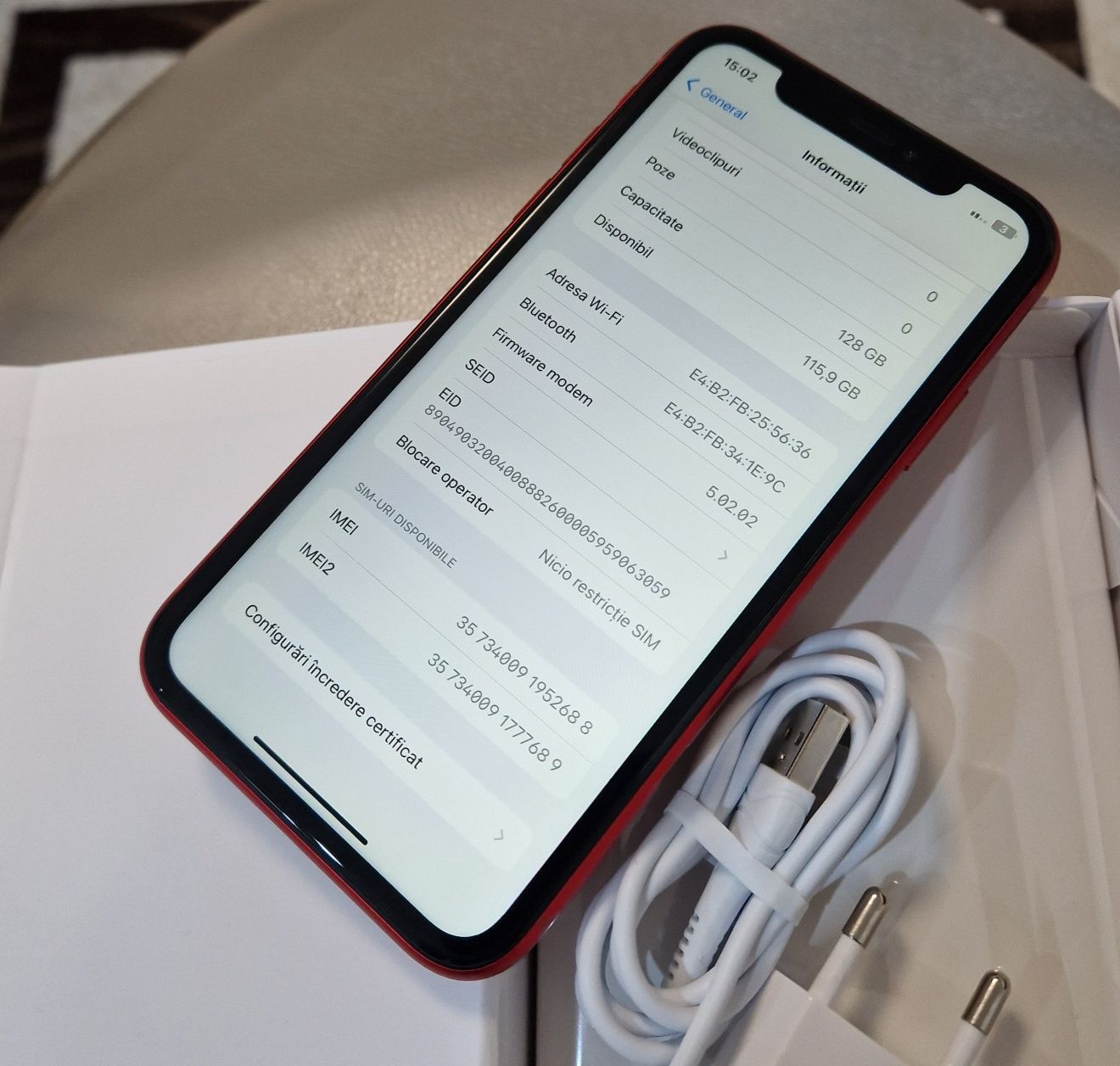 iPhone XR 128GB. ca NOU