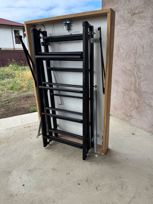 Scară metalică retractabilă pentru pod 70x110 – aproape nouă