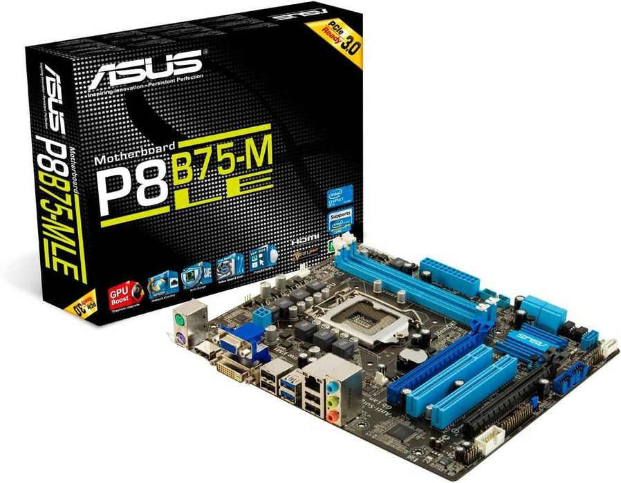 Дъно Дънна платка ASUS P8B75-M LE 1155 DDR3