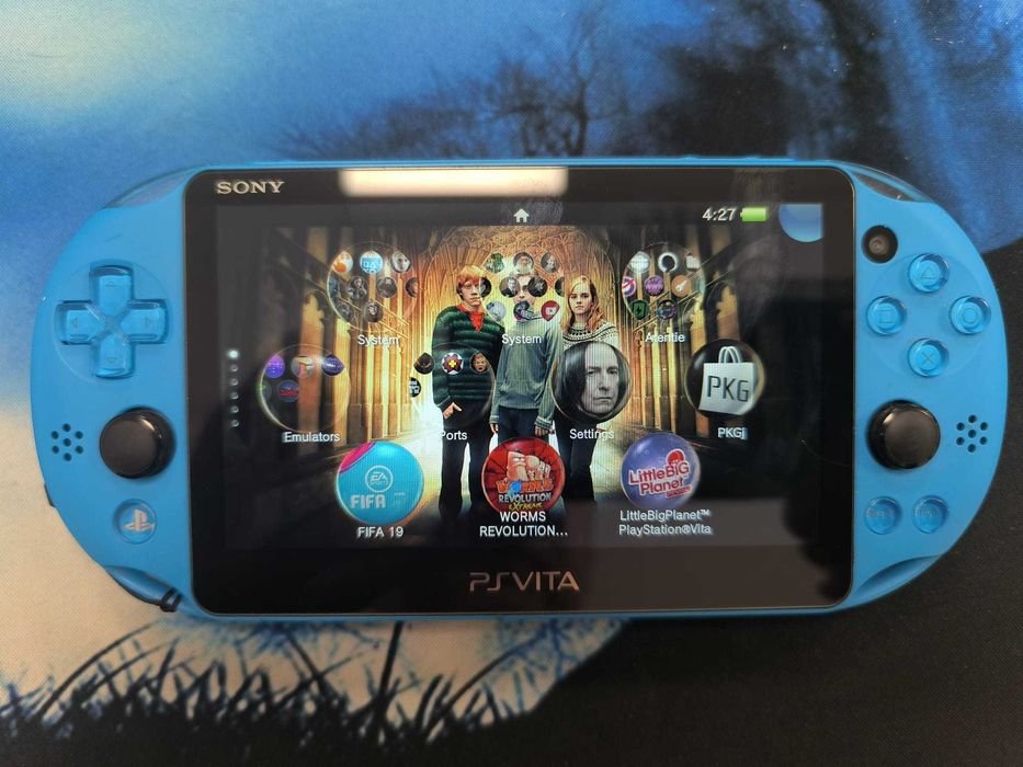 Playstation PS Vita 2000 BLUE SLIM modata