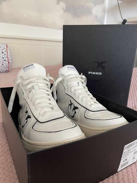 Adidasi Pinko din piele