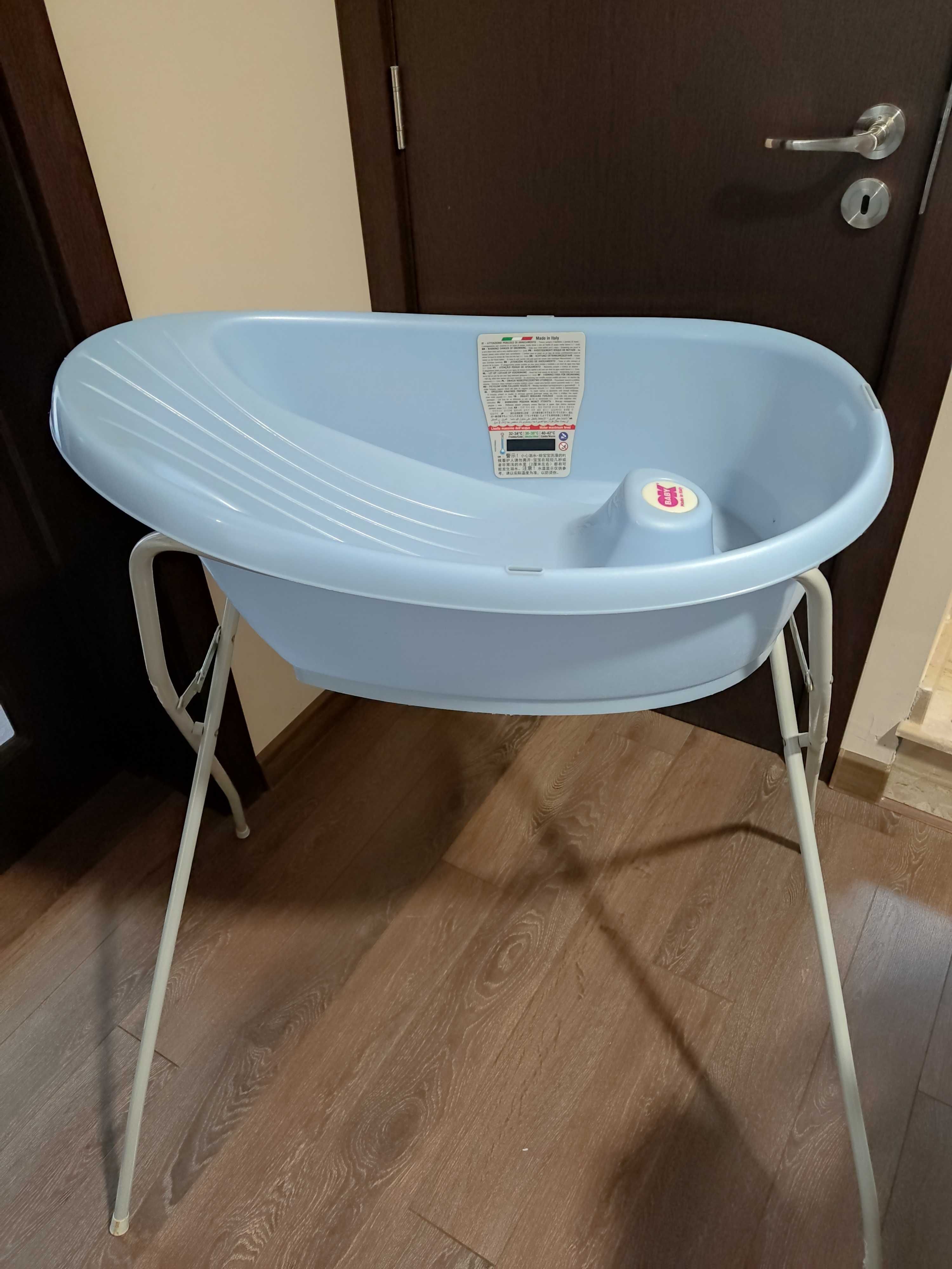 Ергономична вана OK Baby със стойка