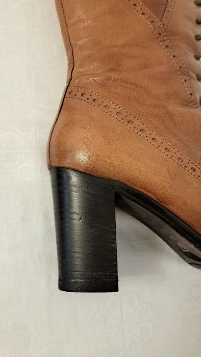 Cizme 39 Progetto piele coniac