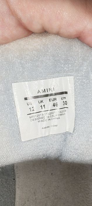 Amiri MA-2 Cream White Sneakers, mărime 46