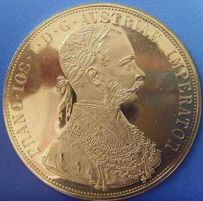 Moneda aur 4 Ducat Franz Ioseph 1915 impecabila !