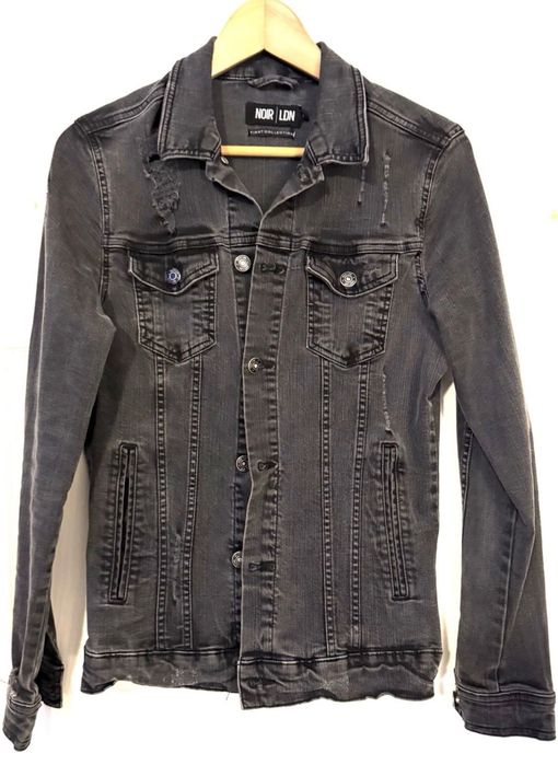 Оригинално Дамско Дънкено Яке Denim Noir Lon S