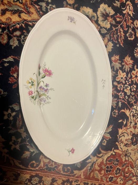 Set farfurii, platou mare, castron supa, 3 persoane, anii ‘50 Germany