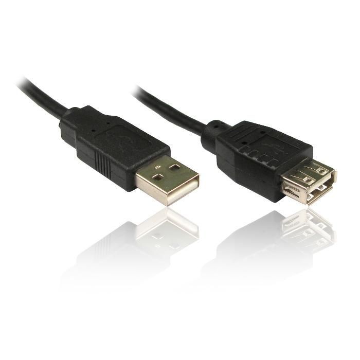 Кабел USB2.0 удължител - мъжко/женско 1.5м/ 3м/5м качествен