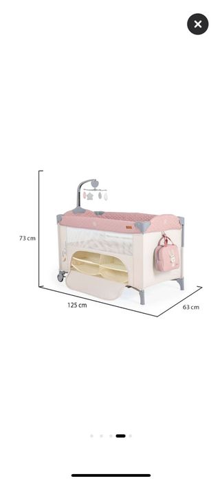 Pătuț pliabil pentru bebeluși