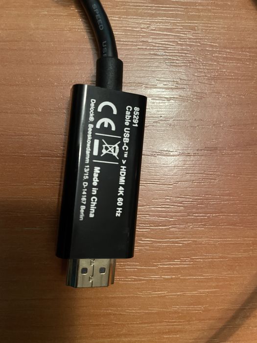Cablu/adaptor Delock cod 85291, Hdmi tata - Usb - c  tata 4k 60 Hz