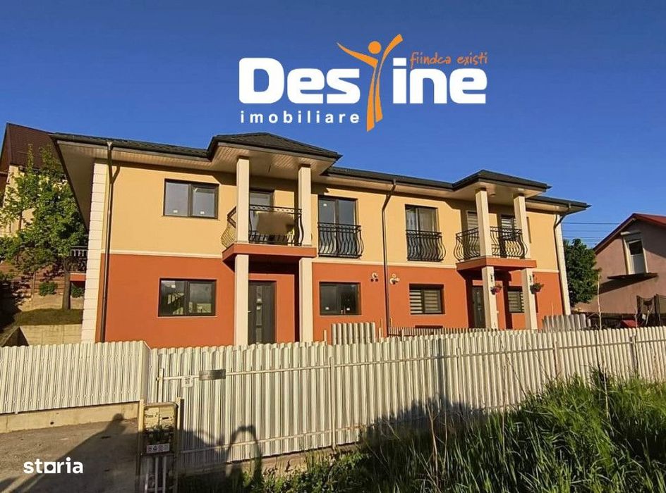 DUPLEX mediteranean 140 mp P+1 300 mp TEREN toate utilitatile - HORPAZ