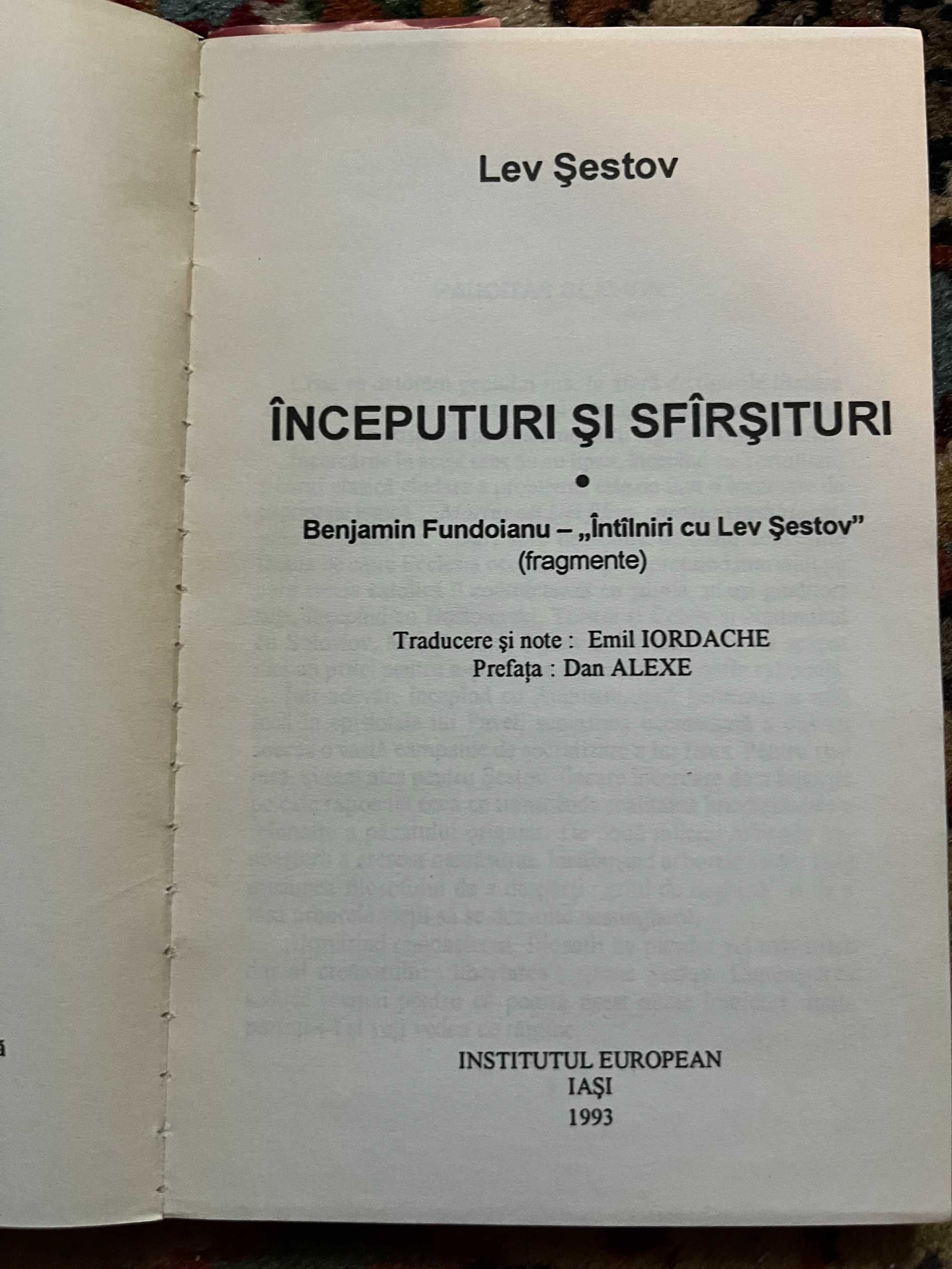 Colectia Lev Sestov