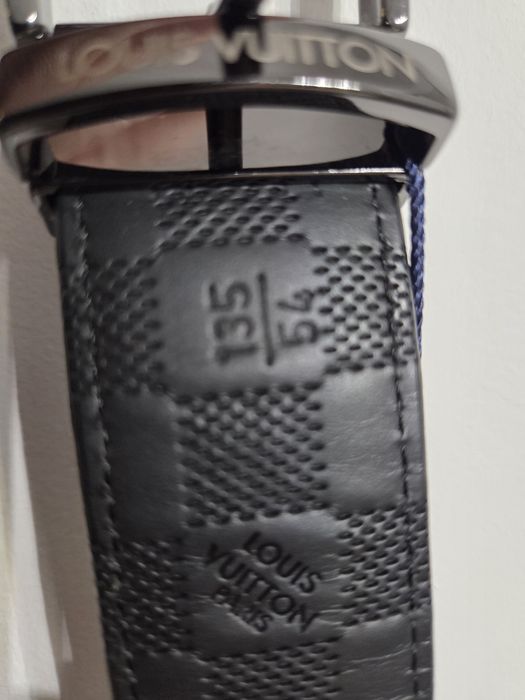 Мъжки колан Louis Vuitton- двулицев 100% кожа