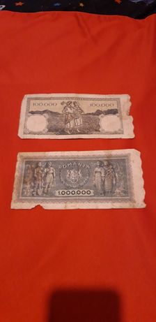Bancnote vechi ,din 1945/47,la 600 lei