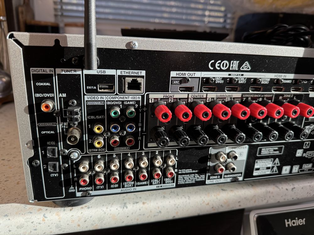 Onkyo TX-NR555 Като нов Bluetoot Wi-Fi
