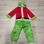 GRINCH costum cu balna (spiridus mos carciun om de zapada fulg de nea
