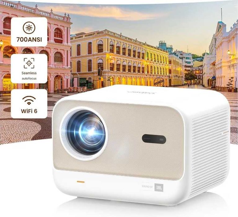 Proiector Yaber L2S, portabil, FullHD Wifi6 BT5.1, JBL, autofocus, alb