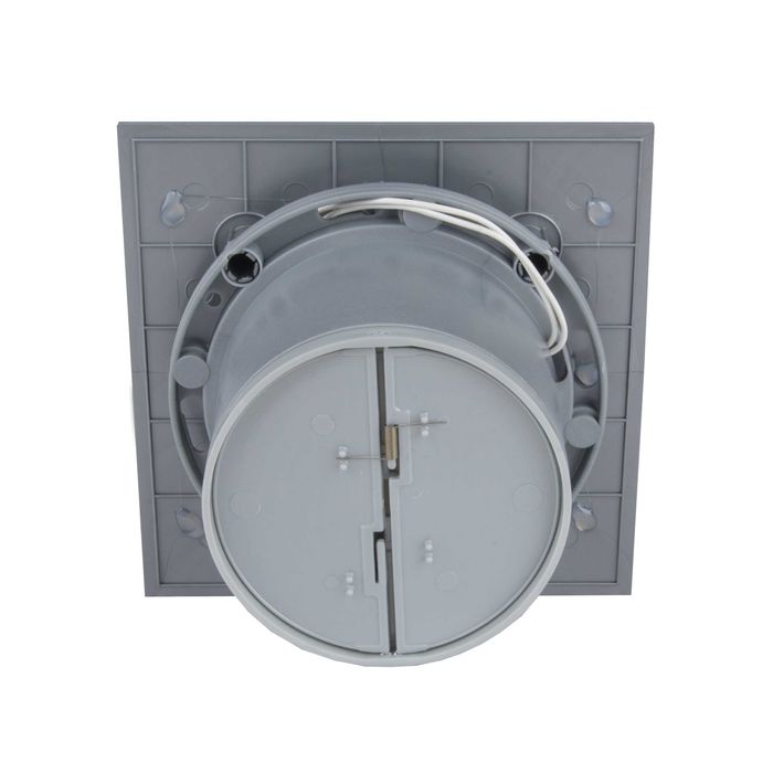 Вентилатор за баня пластмаса Метал Права с клапа Турбо дебит 169м3/ч